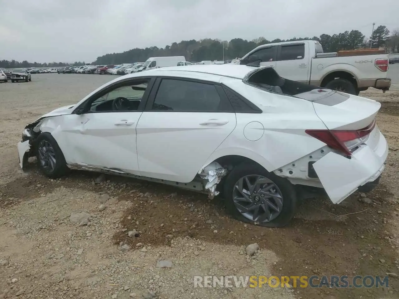 2 Photograph of a damaged car KMHLM4DG8RU850105 HYUNDAI ELANTRA 2024