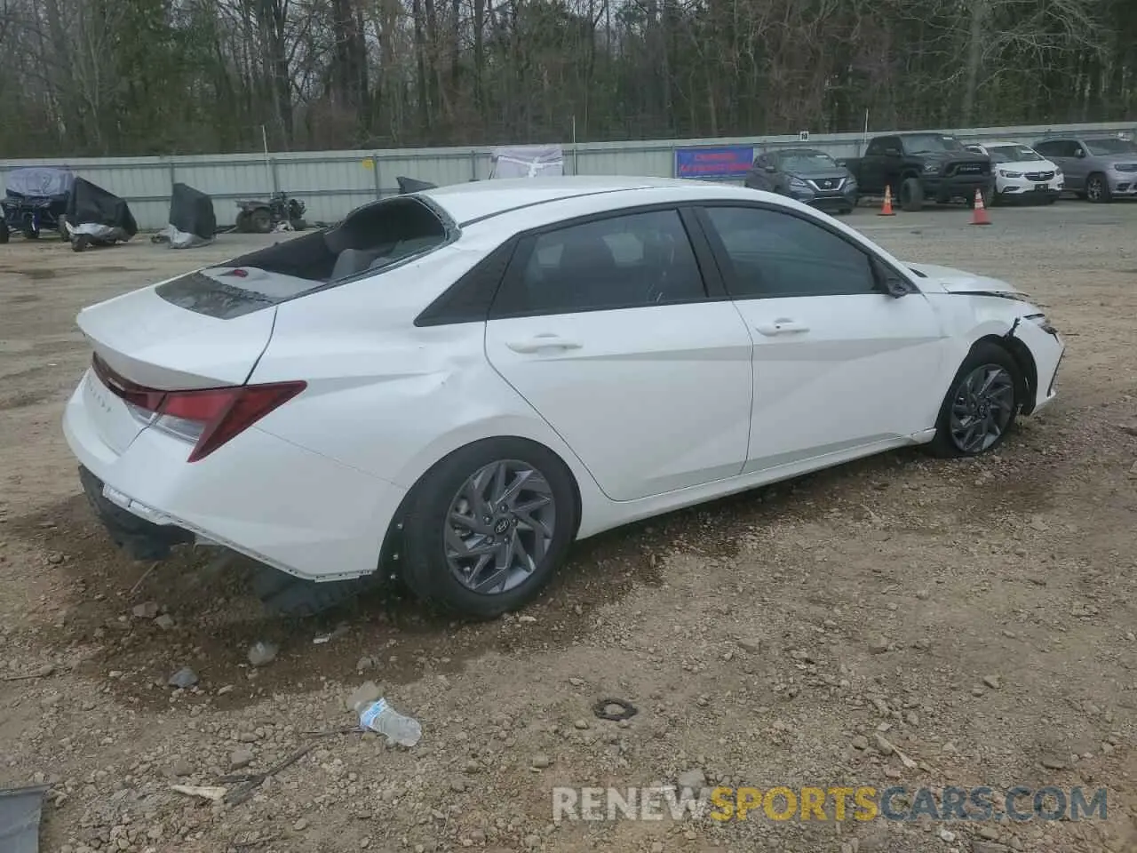 3 Photograph of a damaged car KMHLM4DG8RU850105 HYUNDAI ELANTRA 2024