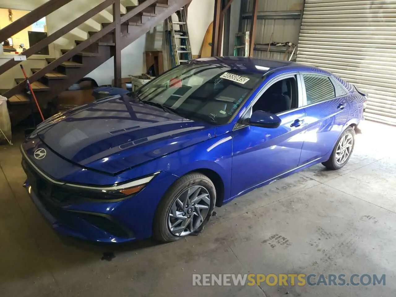 1 Photograph of a damaged car KMHLM4DG9RU655971 HYUNDAI ELANTRA 2024