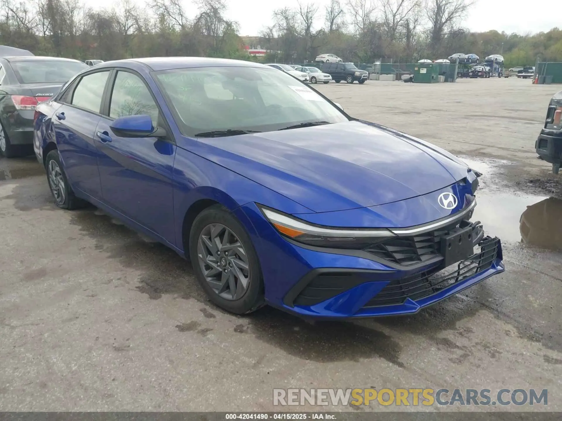 1 Photograph of a damaged car KMHLM4DG9RU657512 HYUNDAI ELANTRA 2024