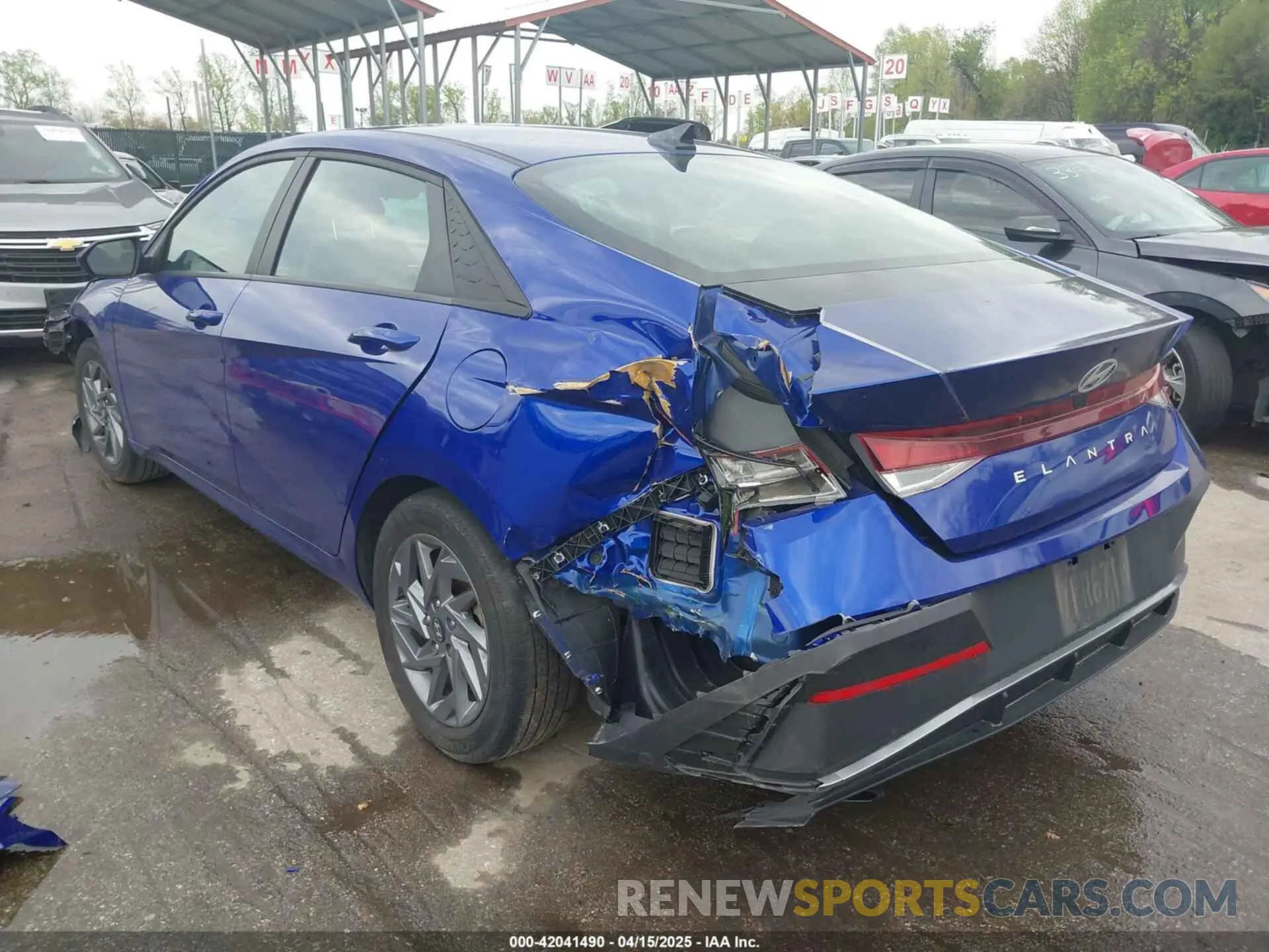 3 Photograph of a damaged car KMHLM4DG9RU657512 HYUNDAI ELANTRA 2024
