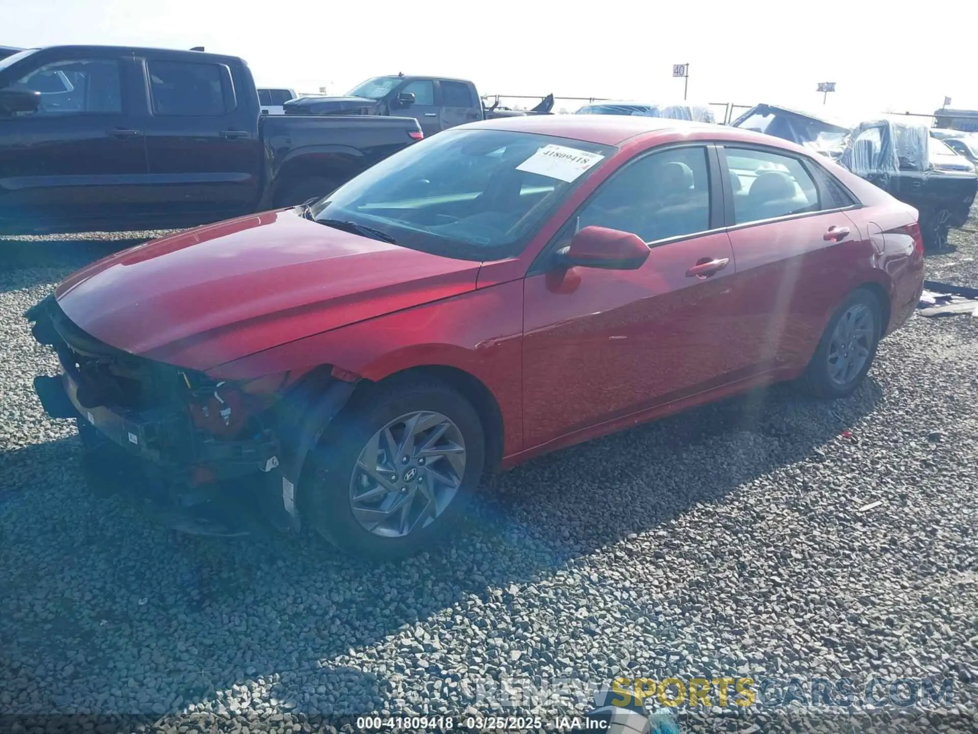 2 Photograph of a damaged car KMHLM4DG9RU672690 HYUNDAI ELANTRA 2024