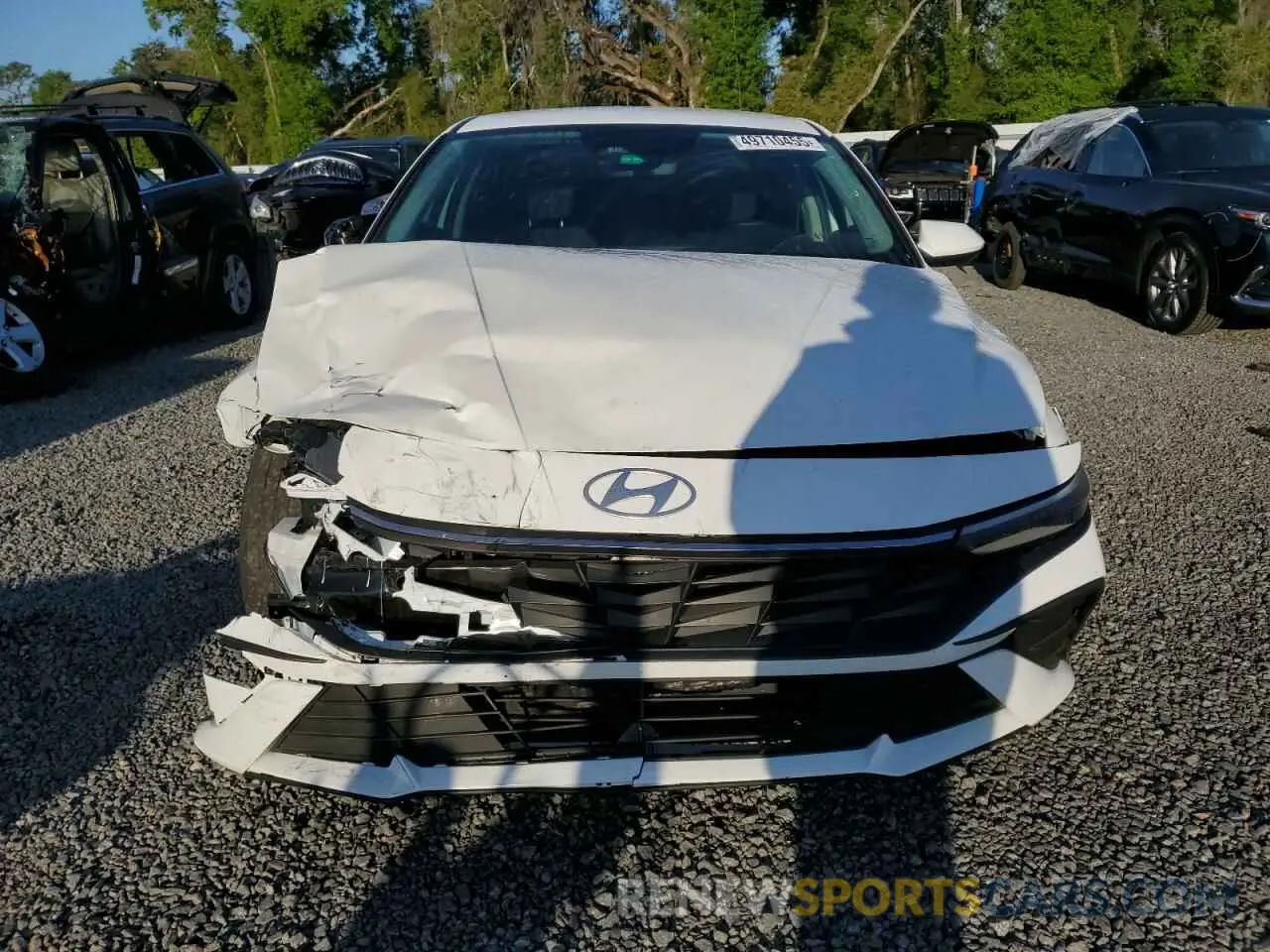5 Photograph of a damaged car KMHLM4DG9RU680045 HYUNDAI ELANTRA 2024