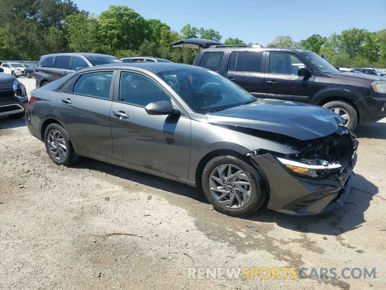 4 Photograph of a damaged car KMHLM4DG9RU717837 HYUNDAI ELANTRA 2024