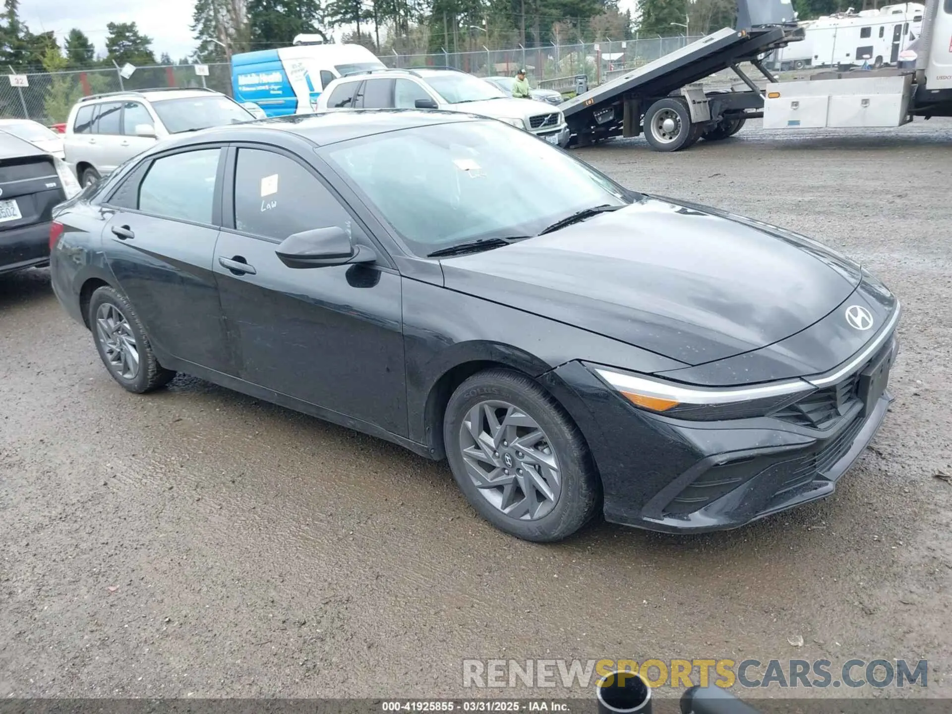 1 Photograph of a damaged car KMHLM4DG9RU728451 HYUNDAI ELANTRA 2024