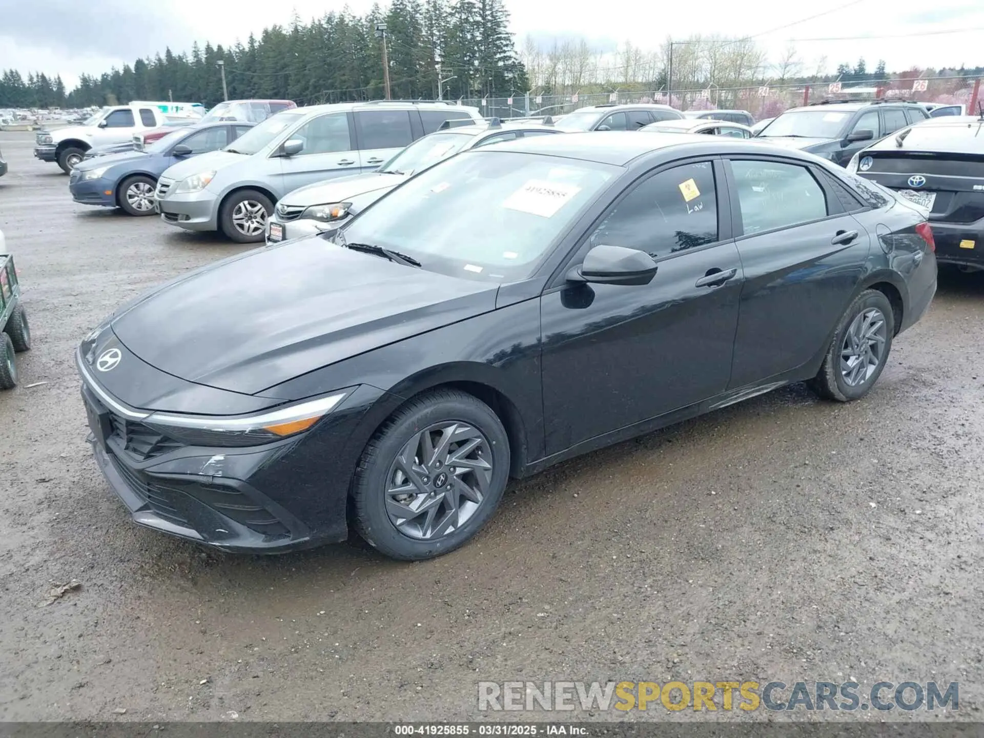 2 Photograph of a damaged car KMHLM4DG9RU728451 HYUNDAI ELANTRA 2024