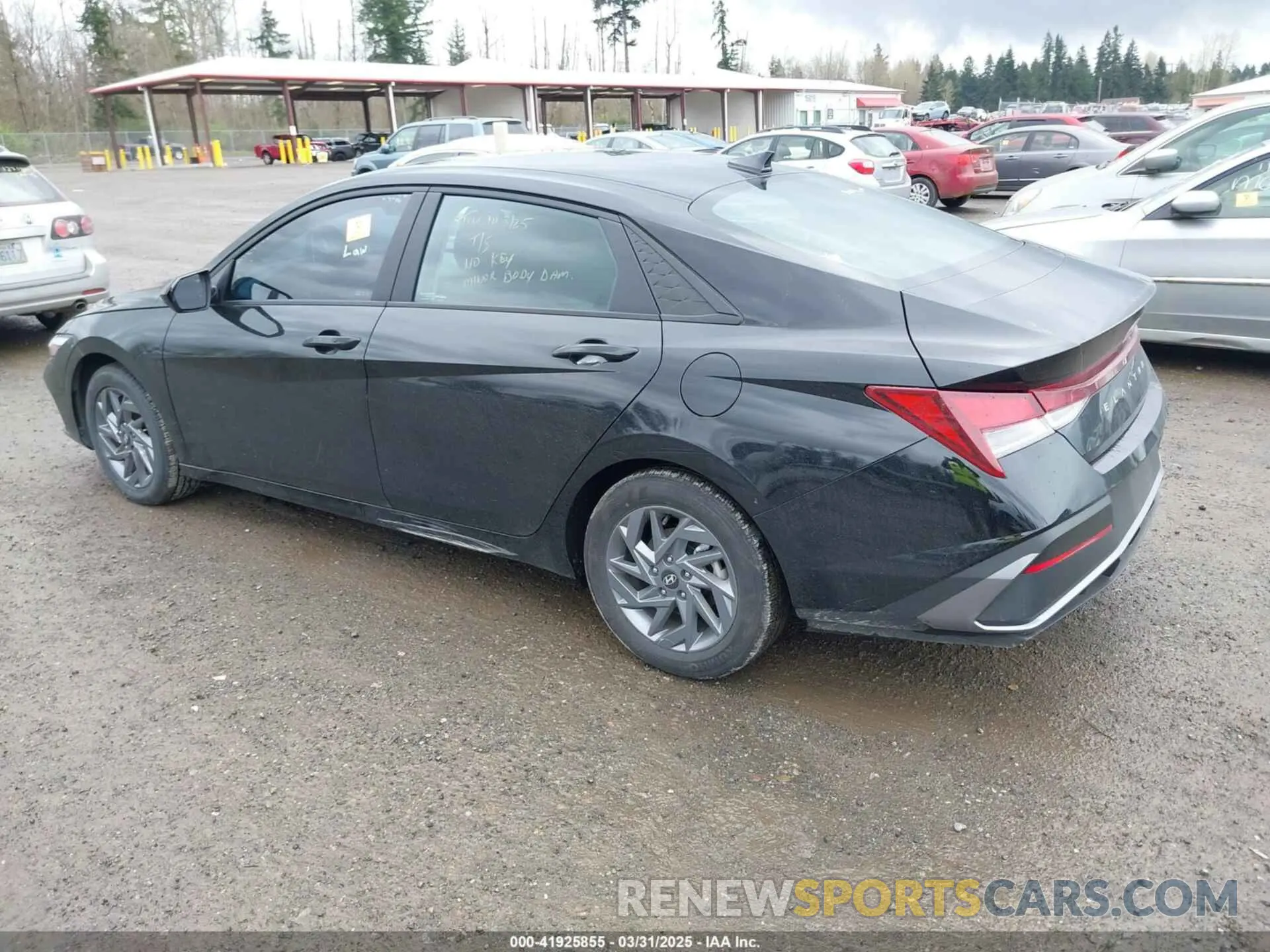 3 Photograph of a damaged car KMHLM4DG9RU728451 HYUNDAI ELANTRA 2024
