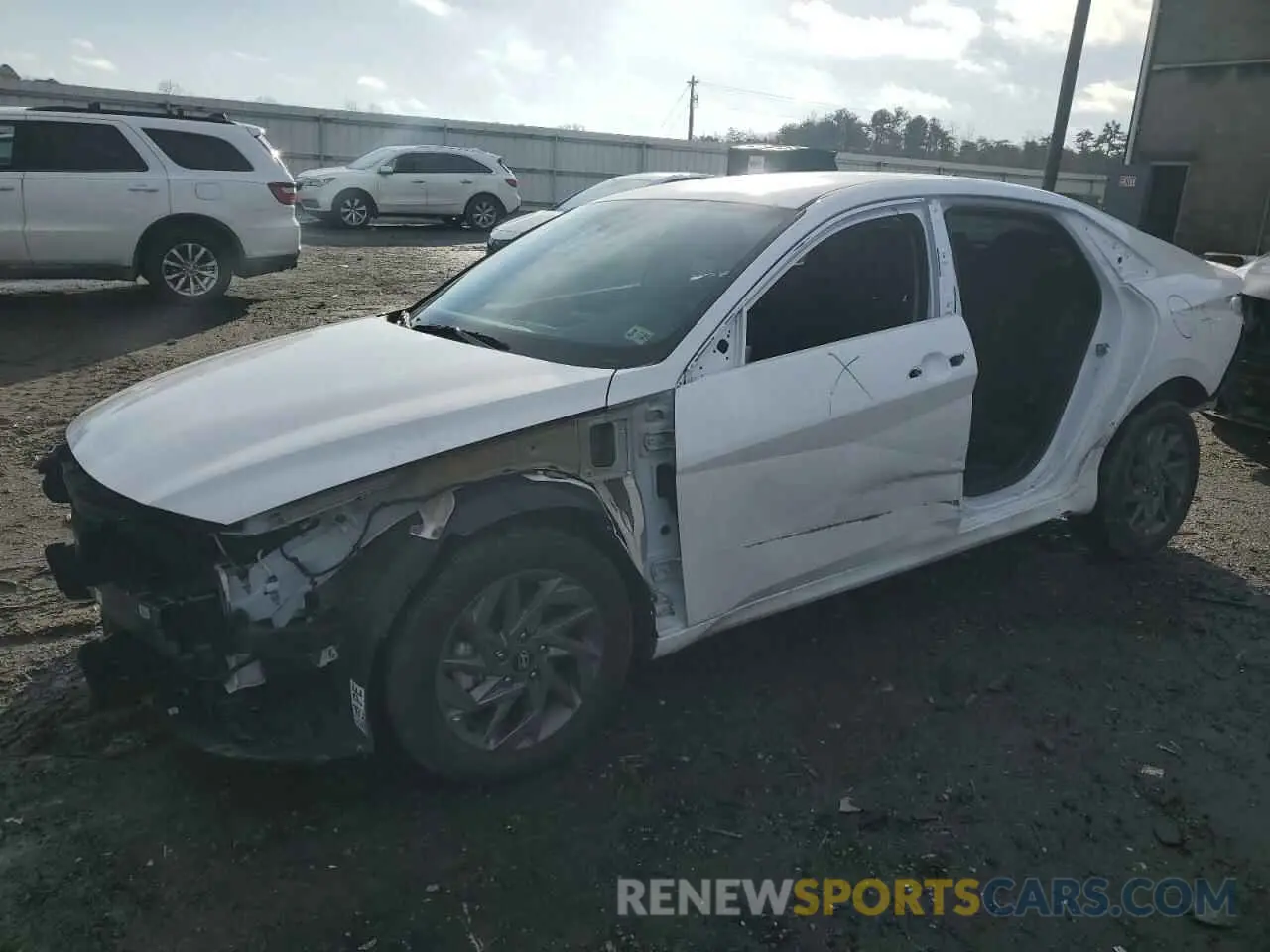 1 Photograph of a damaged car KMHLM4DG9RU736534 HYUNDAI ELANTRA 2024