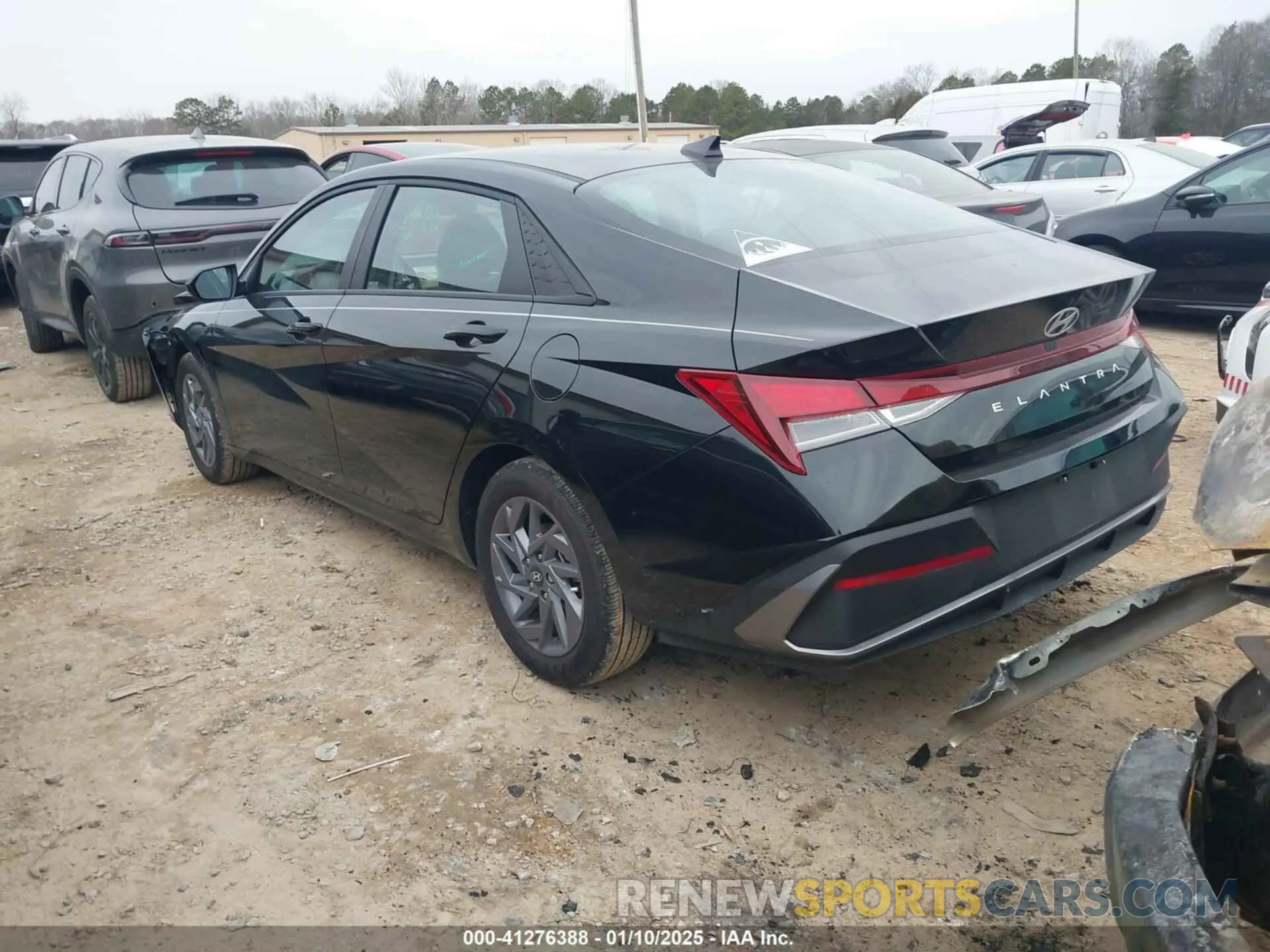 3 Photograph of a damaged car KMHLM4DG9RU748392 HYUNDAI ELANTRA 2024