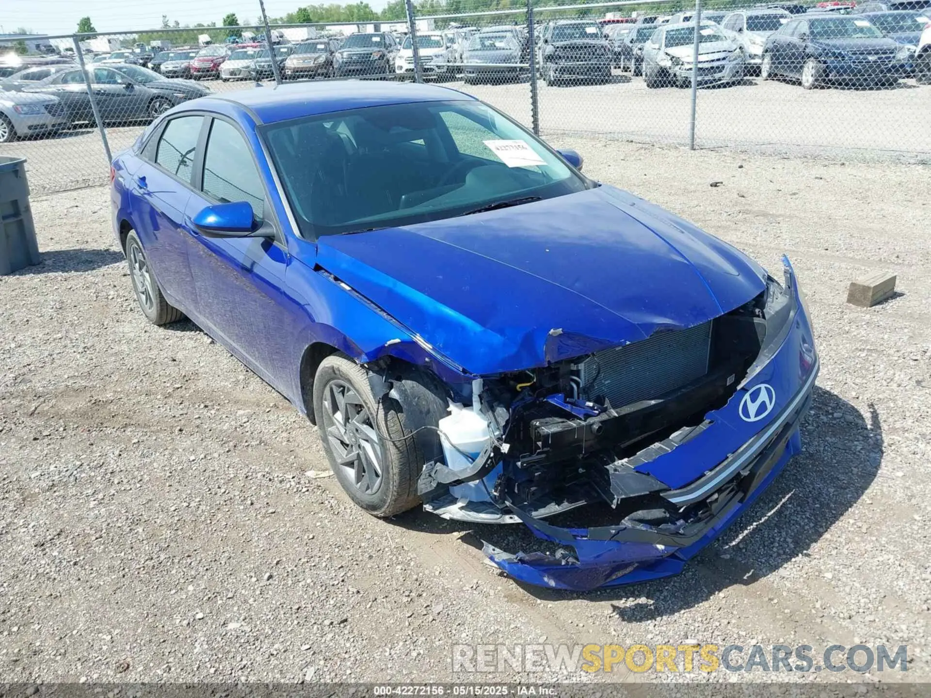 1 Photograph of a damaged car KMHLM4DG9RU752197 HYUNDAI ELANTRA 2024