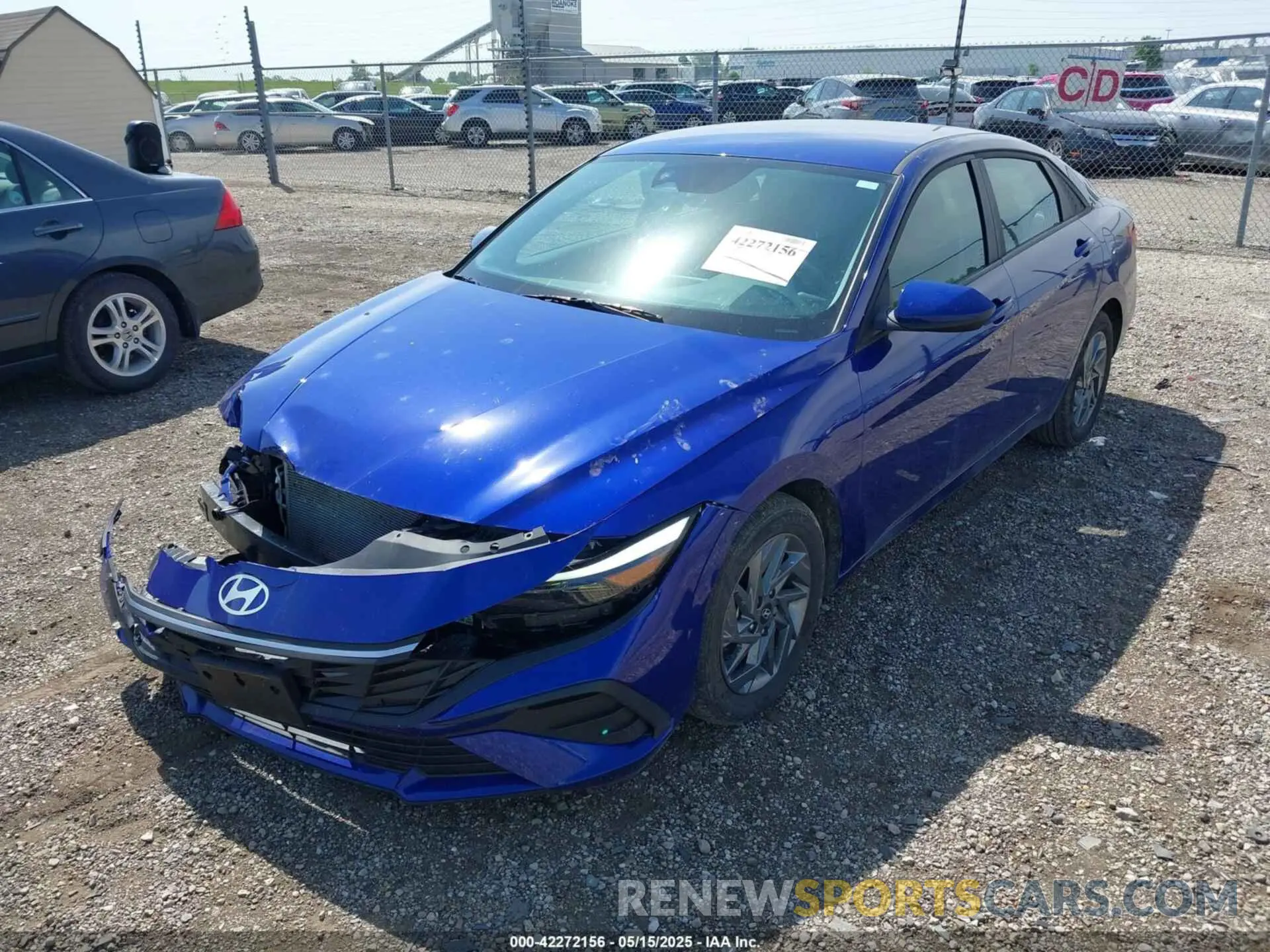 2 Photograph of a damaged car KMHLM4DG9RU752197 HYUNDAI ELANTRA 2024