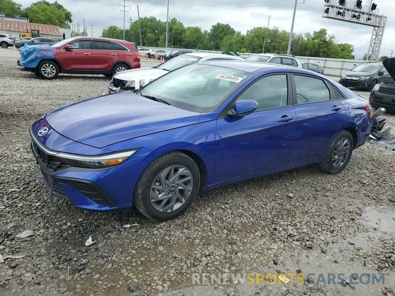 1 Photograph of a damaged car KMHLM4DG9RU755780 HYUNDAI ELANTRA 2024
