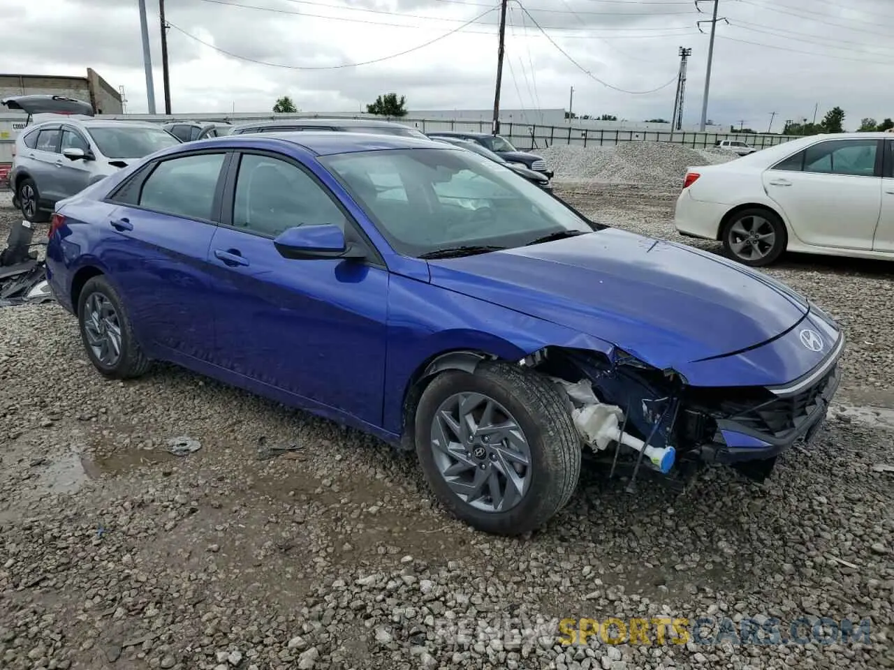 4 Photograph of a damaged car KMHLM4DG9RU755780 HYUNDAI ELANTRA 2024