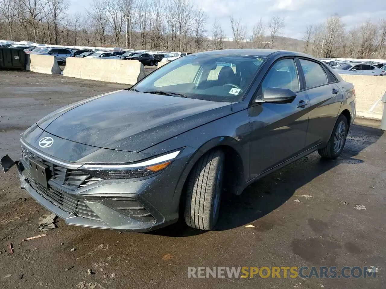 1 Photograph of a damaged car KMHLM4DG9RU760624 HYUNDAI ELANTRA 2024