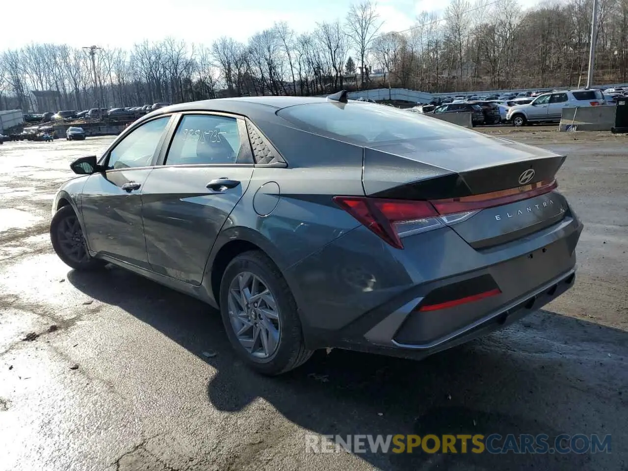 2 Photograph of a damaged car KMHLM4DG9RU760624 HYUNDAI ELANTRA 2024