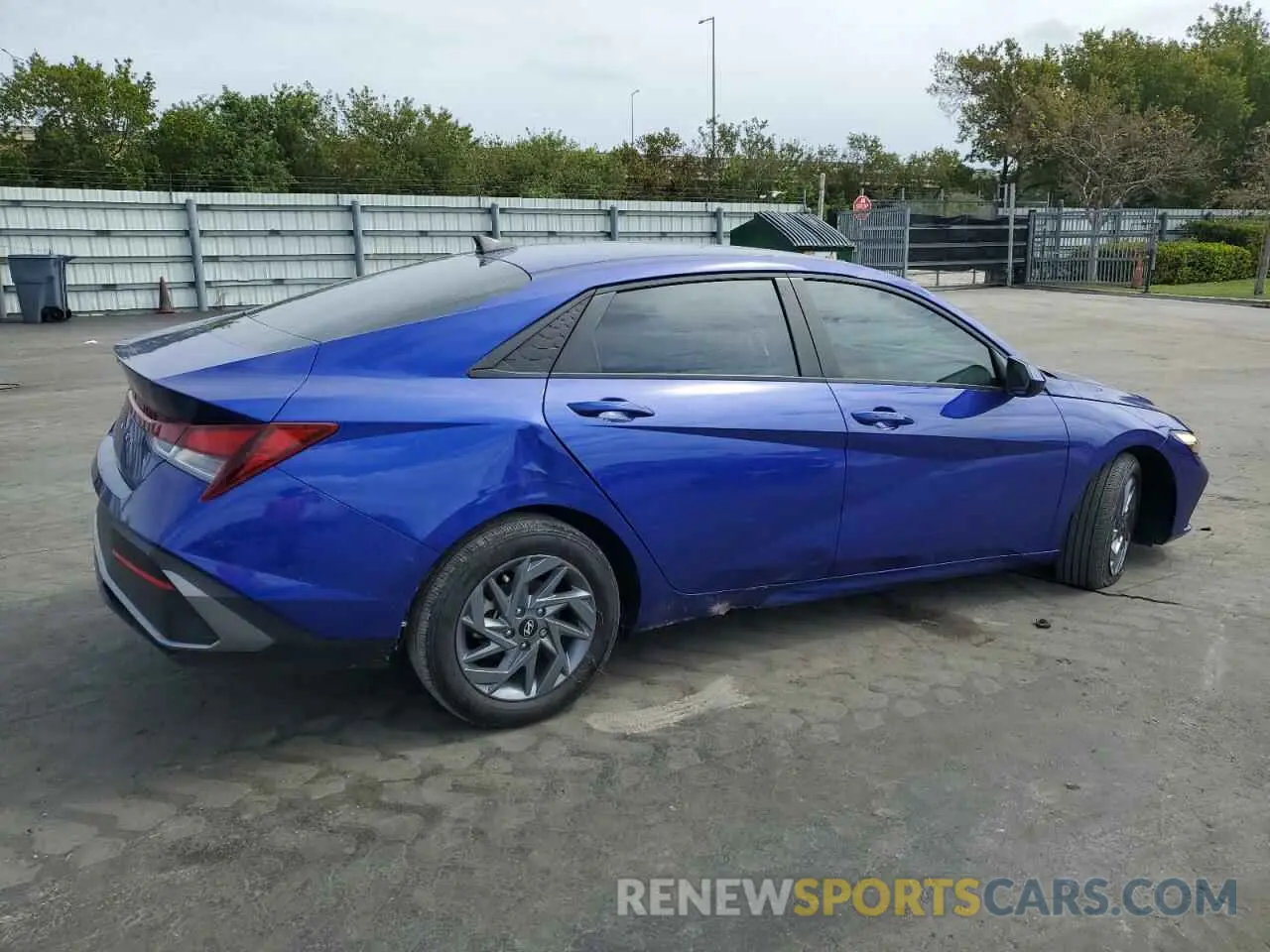 3 Photograph of a damaged car KMHLM4DG9RU765998 HYUNDAI ELANTRA 2024