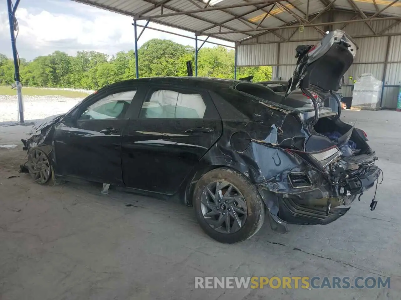 2 Photograph of a damaged car KMHLM4DG9RU798421 HYUNDAI ELANTRA 2024
