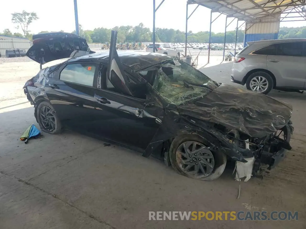 4 Photograph of a damaged car KMHLM4DG9RU798421 HYUNDAI ELANTRA 2024