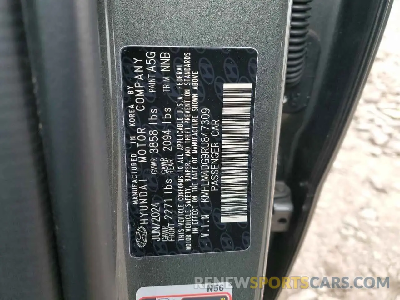 15 Photograph of a damaged car KMHLM4DG9RU847309 HYUNDAI ELANTRA 2024