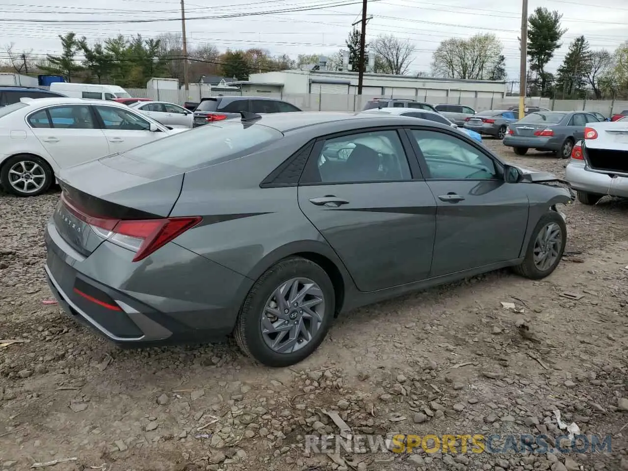 3 Photograph of a damaged car KMHLM4DG9RU847309 HYUNDAI ELANTRA 2024