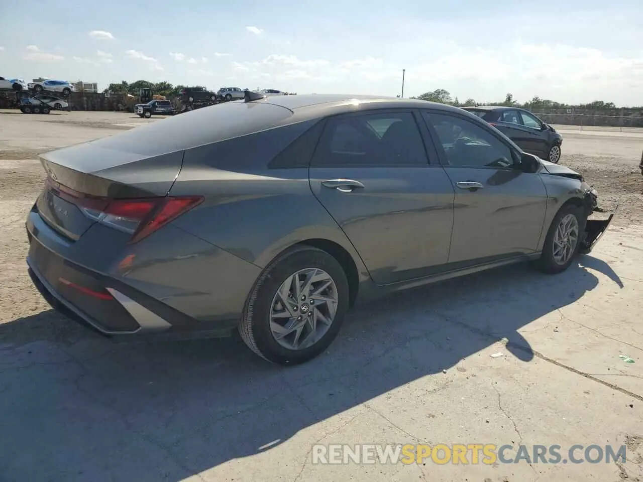 3 Photograph of a damaged car KMHLM4DGXRU636006 HYUNDAI ELANTRA 2024