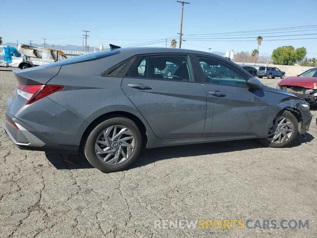 3 Photograph of a damaged car KMHLM4DGXRU644395 HYUNDAI ELANTRA 2024