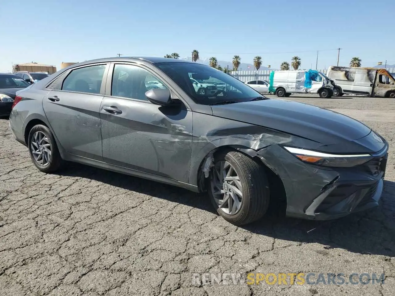 4 Photograph of a damaged car KMHLM4DGXRU644395 HYUNDAI ELANTRA 2024