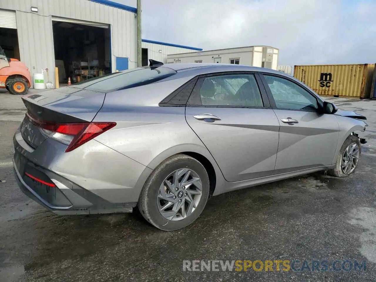3 Photograph of a damaged car KMHLM4DGXRU656644 HYUNDAI ELANTRA 2024