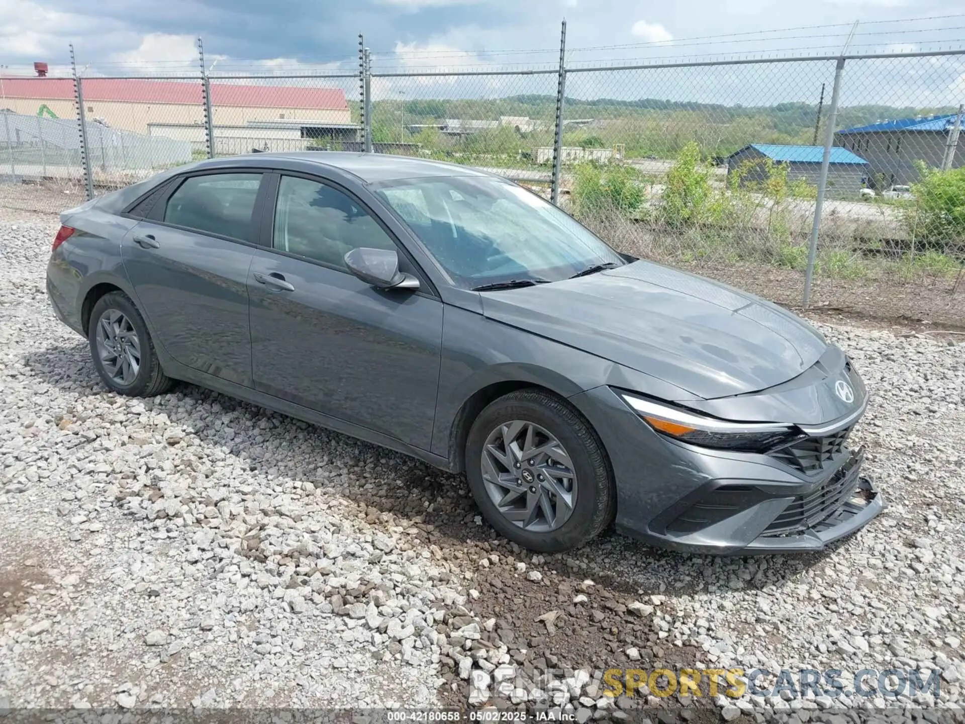 1 Photograph of a damaged car KMHLM4DGXRU658961 HYUNDAI ELANTRA 2024