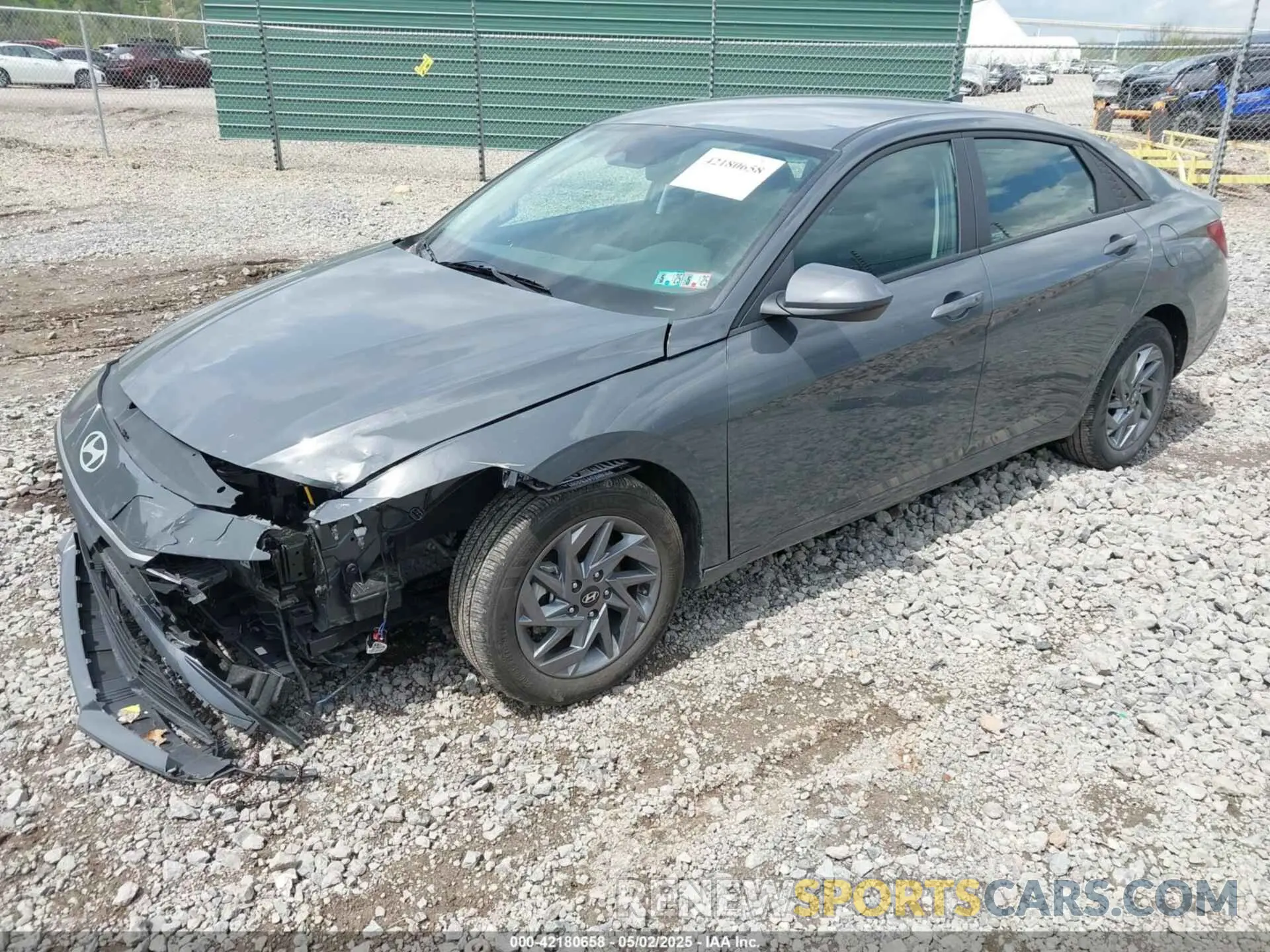 2 Photograph of a damaged car KMHLM4DGXRU658961 HYUNDAI ELANTRA 2024