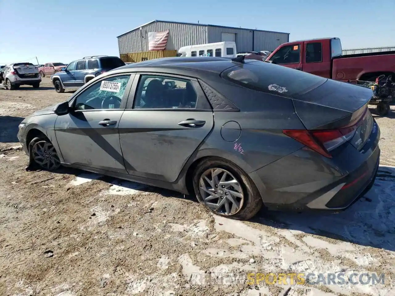 2 Photograph of a damaged car KMHLM4DGXRU660631 HYUNDAI ELANTRA 2024