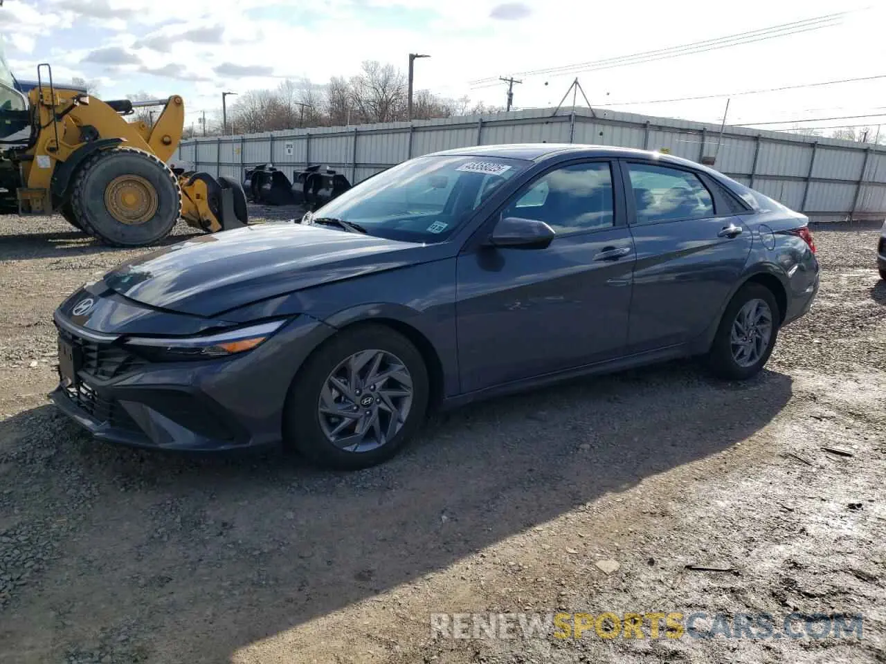 1 Photograph of a damaged car KMHLM4DGXRU687229 HYUNDAI ELANTRA 2024
