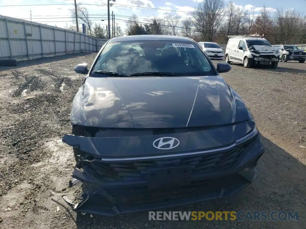 5 Photograph of a damaged car KMHLM4DGXRU687229 HYUNDAI ELANTRA 2024