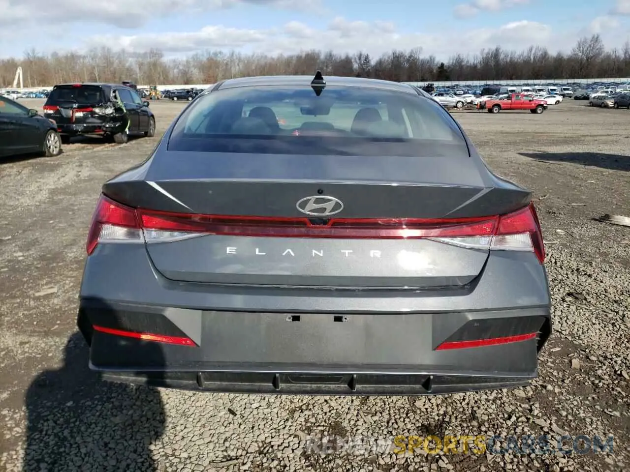 6 Photograph of a damaged car KMHLM4DGXRU687229 HYUNDAI ELANTRA 2024