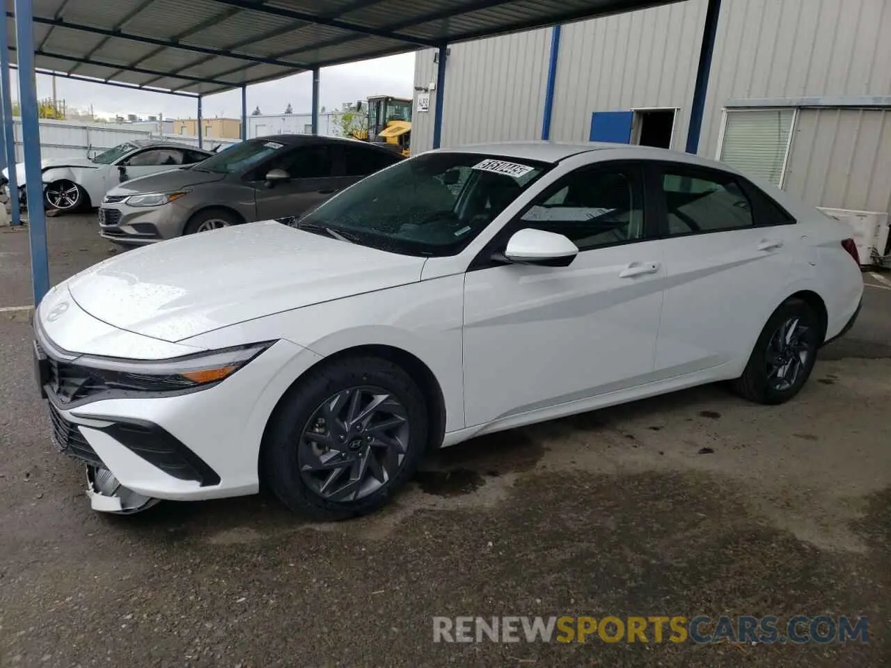 1 Photograph of a damaged car KMHLM4DGXRU696092 HYUNDAI ELANTRA 2024