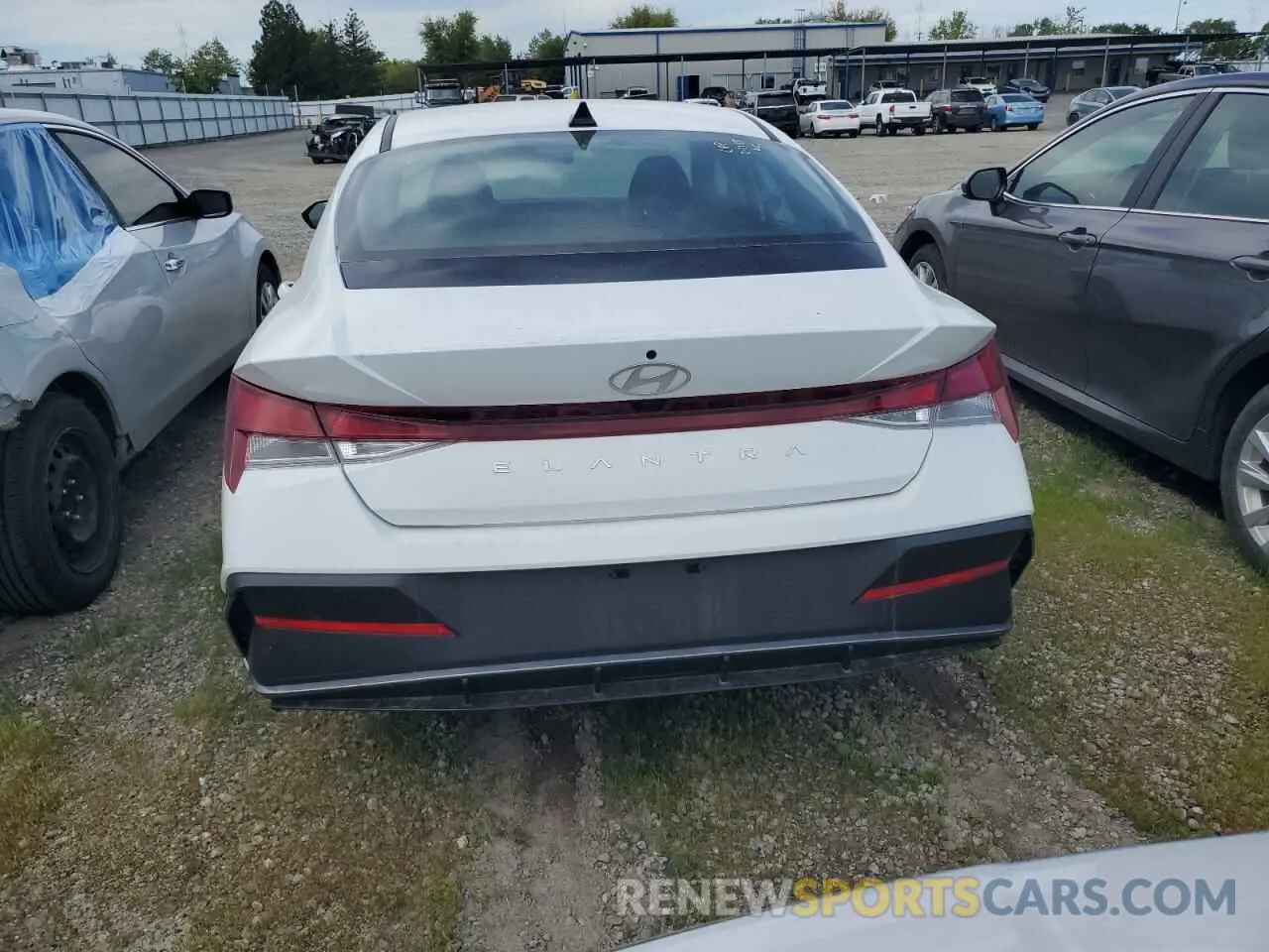 6 Photograph of a damaged car KMHLM4DGXRU696092 HYUNDAI ELANTRA 2024