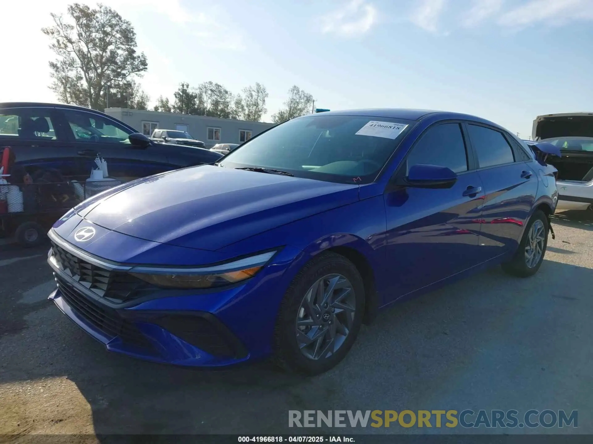 2 Photograph of a damaged car KMHLM4DGXRU708435 HYUNDAI ELANTRA 2024