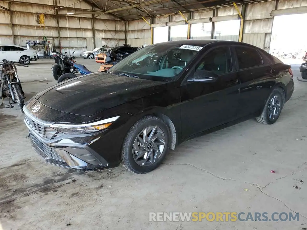 1 Photograph of a damaged car KMHLM4DGXRU712260 HYUNDAI ELANTRA 2024