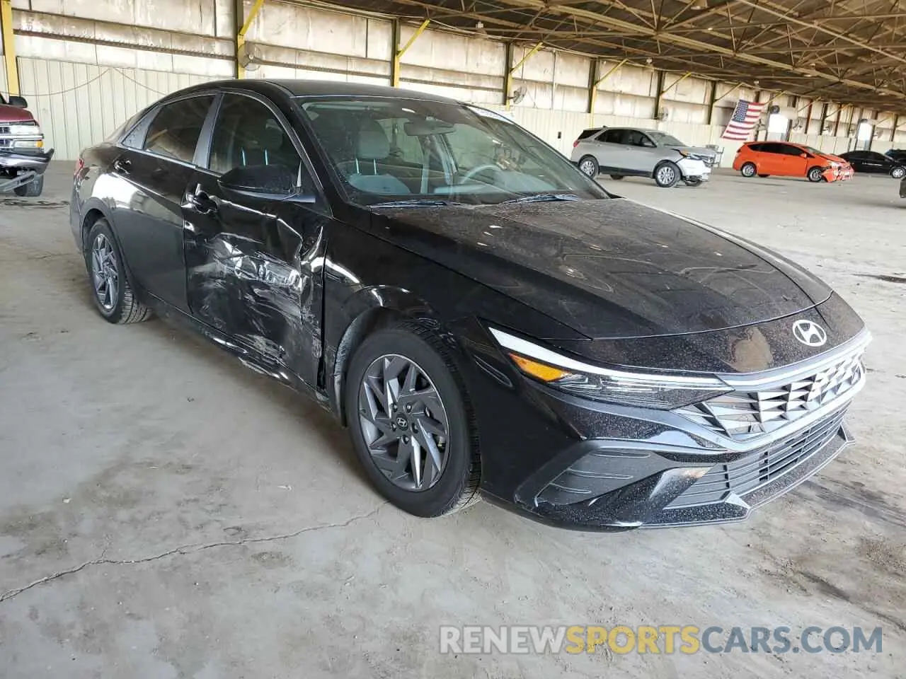 4 Photograph of a damaged car KMHLM4DGXRU712260 HYUNDAI ELANTRA 2024