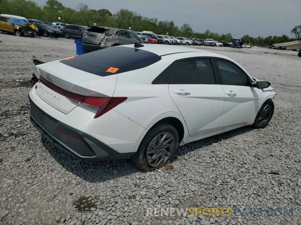 3 Photograph of a damaged car KMHLM4DGXRU719144 HYUNDAI ELANTRA 2024