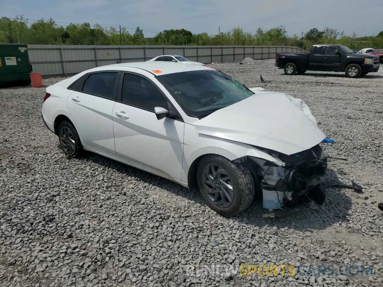 4 Photograph of a damaged car KMHLM4DGXRU719144 HYUNDAI ELANTRA 2024