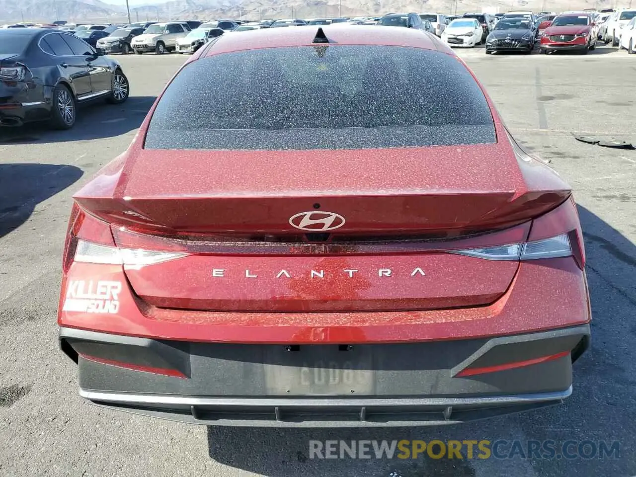 6 Photograph of a damaged car KMHLM4DGXRU730578 HYUNDAI ELANTRA 2024