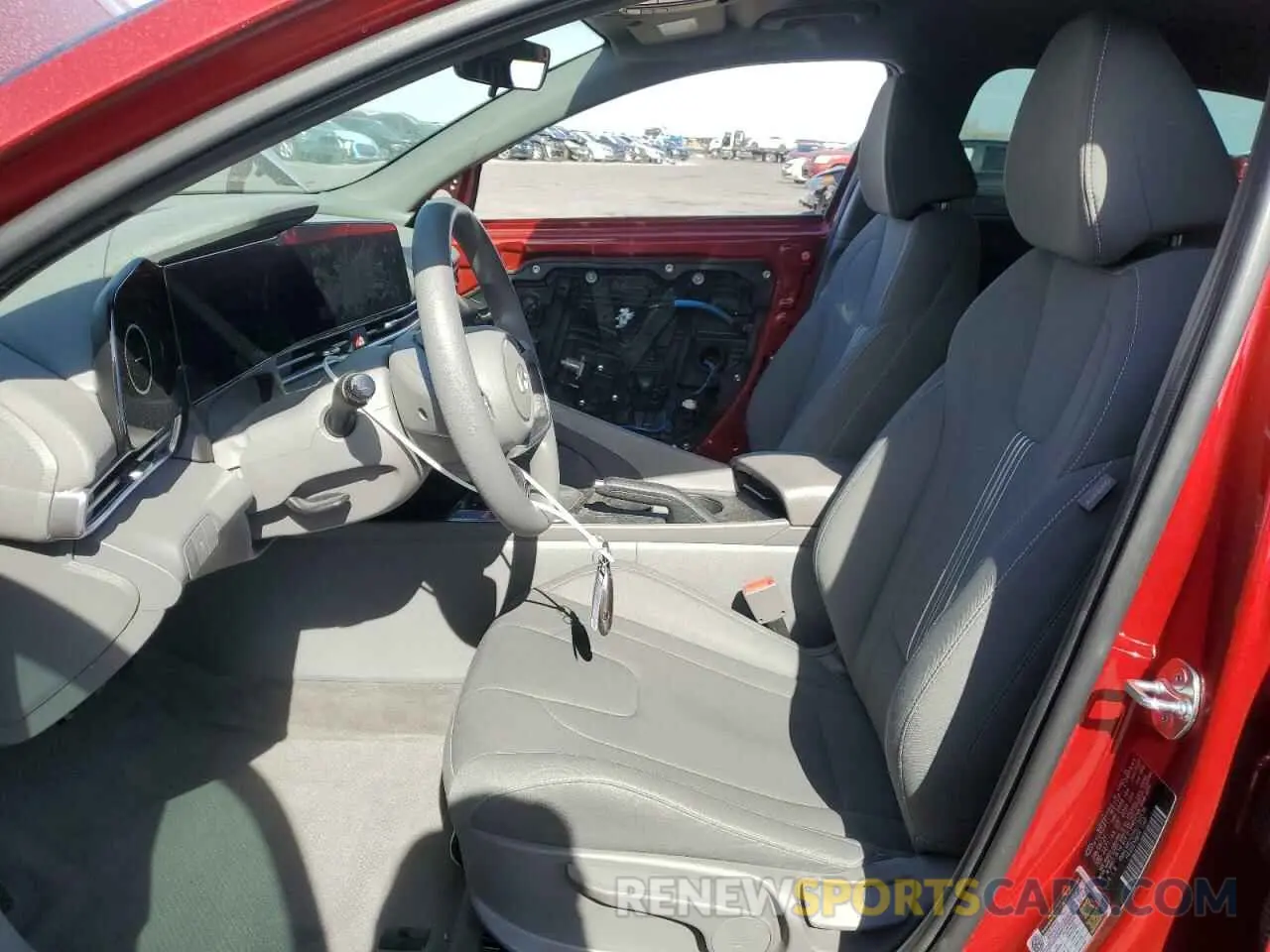 7 Photograph of a damaged car KMHLM4DGXRU730578 HYUNDAI ELANTRA 2024