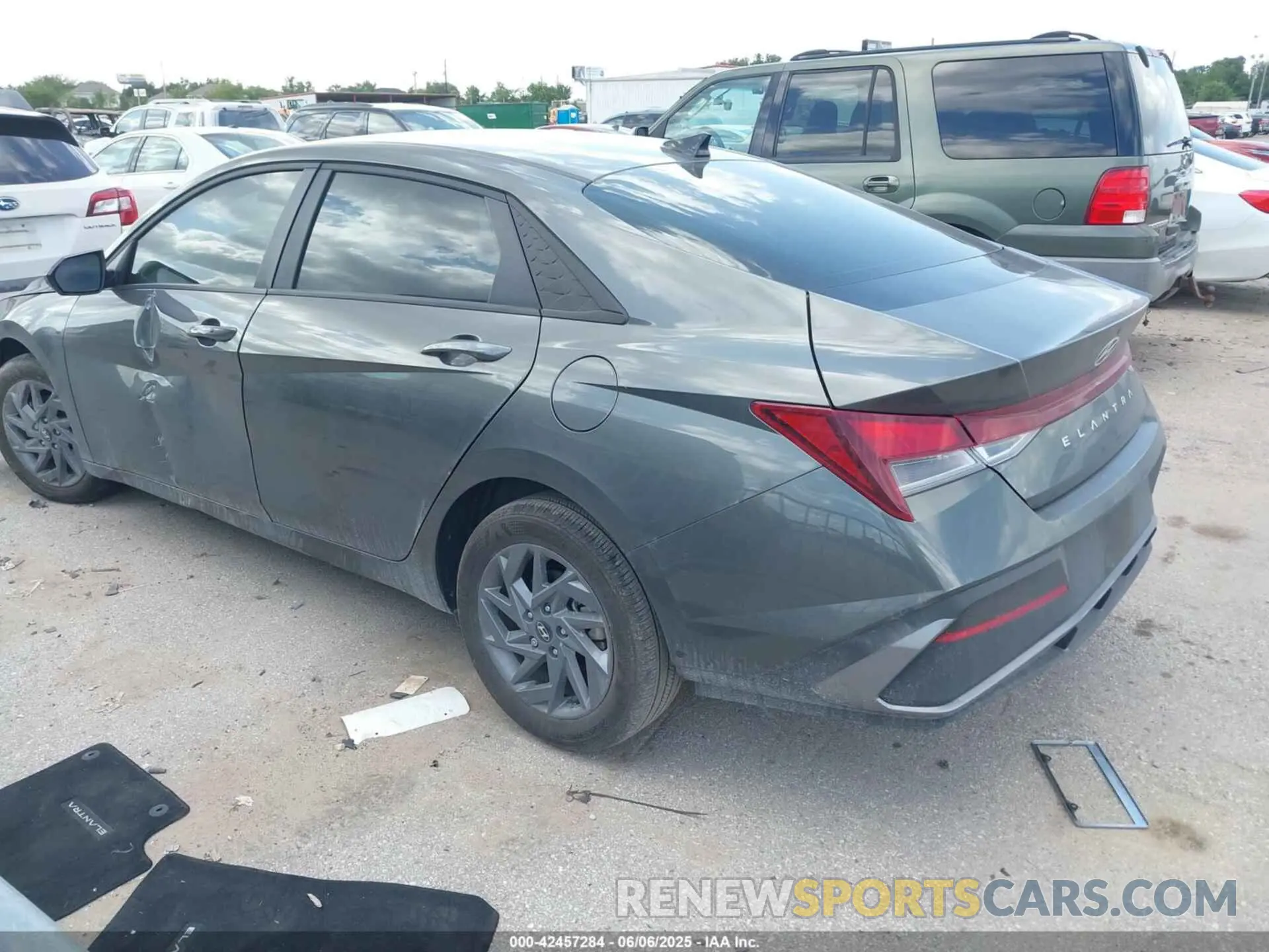 3 Photograph of a damaged car KMHLM4DGXRU748689 HYUNDAI ELANTRA 2024