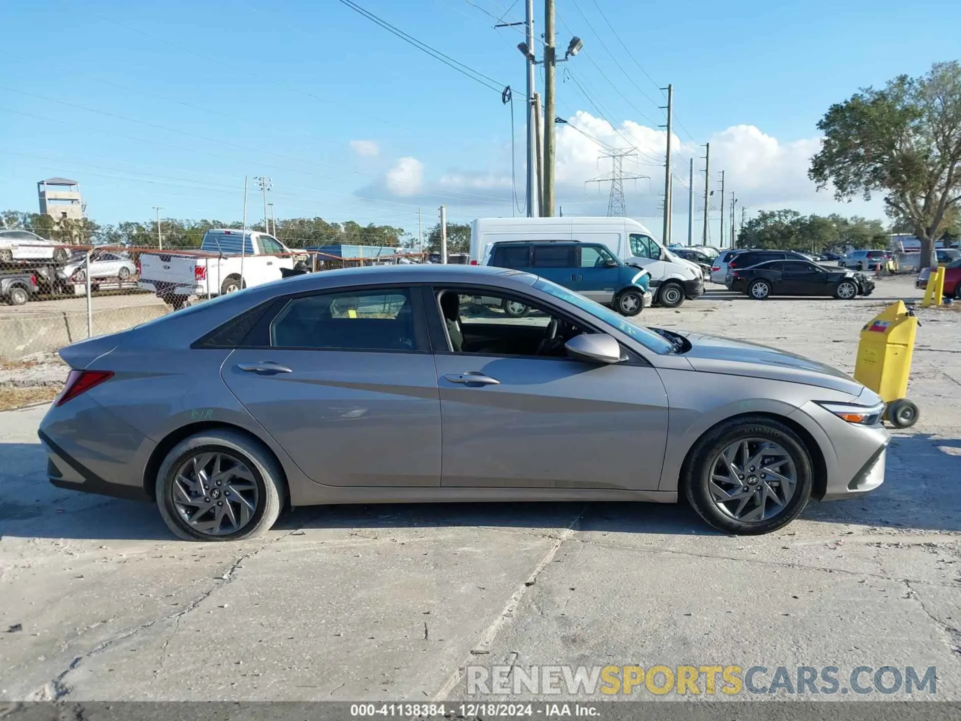 13 Photograph of a damaged car KMHLM4DGXRU753682 HYUNDAI ELANTRA 2024