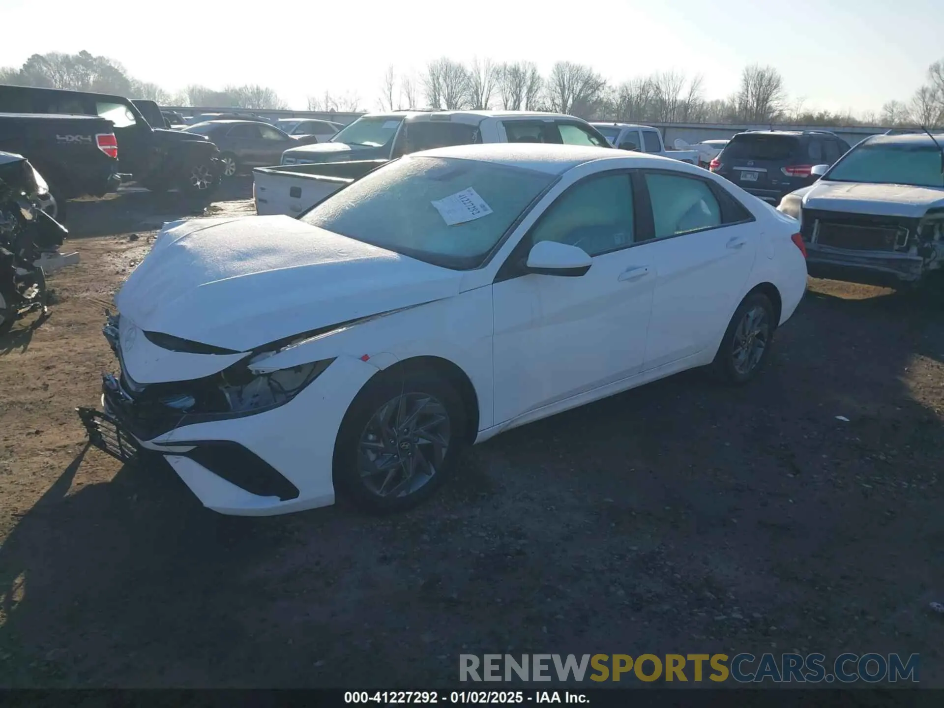 2 Photograph of a damaged car KMHLM4DGXRU799951 HYUNDAI ELANTRA 2024