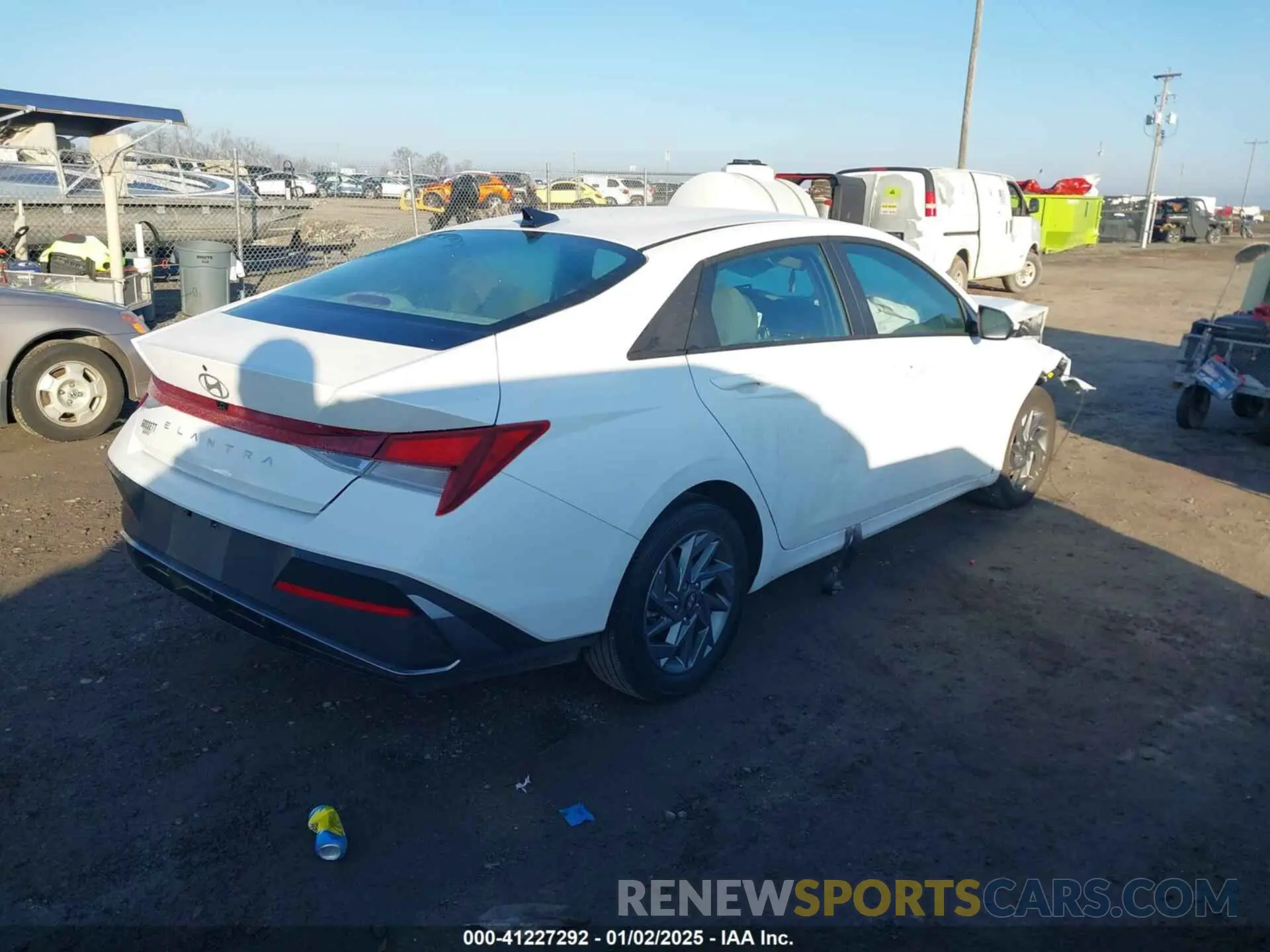 4 Photograph of a damaged car KMHLM4DGXRU799951 HYUNDAI ELANTRA 2024
