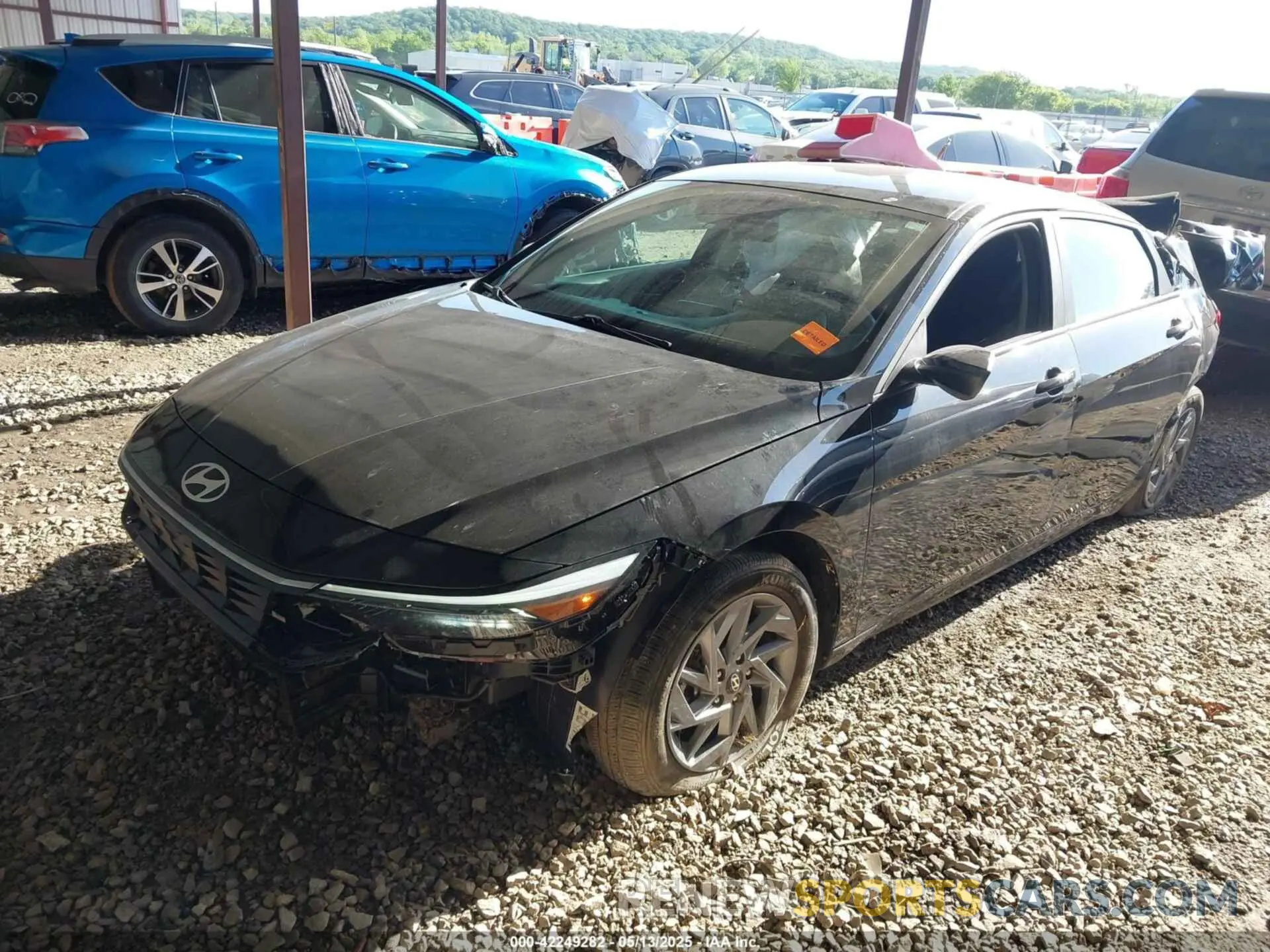 2 Photograph of a damaged car KMHLM4DGXRU801424 HYUNDAI ELANTRA 2024
