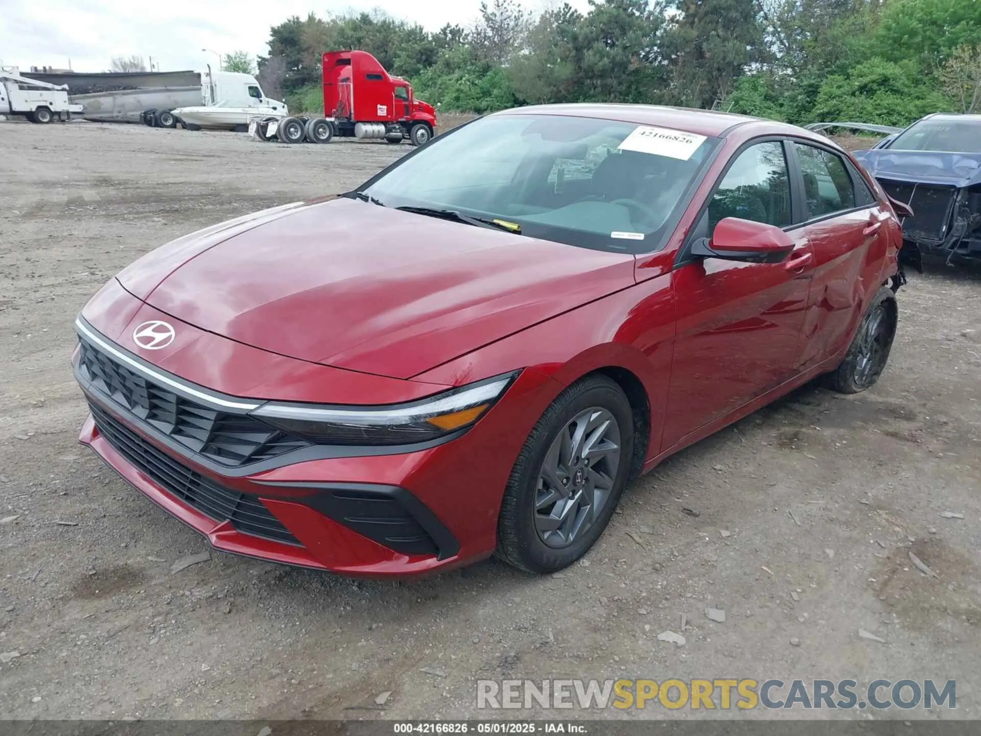 2 Photograph of a damaged car KMHLM4DGXRU814044 HYUNDAI ELANTRA 2024