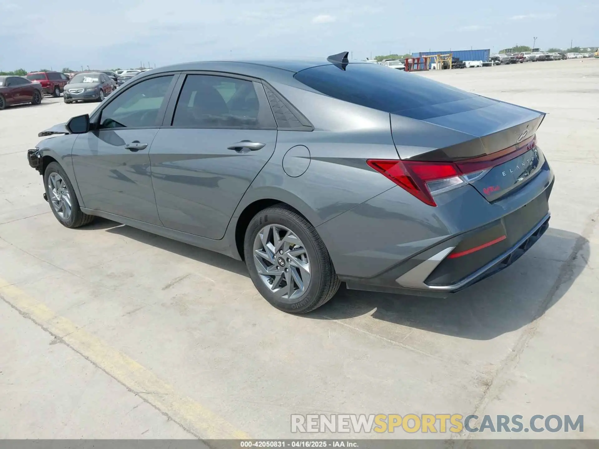 3 Photograph of a damaged car KMHLM4DGXRU815310 HYUNDAI ELANTRA 2024